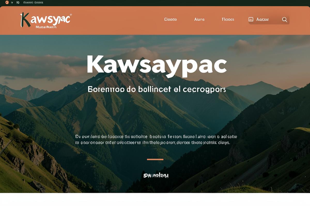 Kawsaypac website designed and built by Vsure Growth